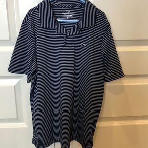 Boys Vineyard Vines Striped Performance Polo